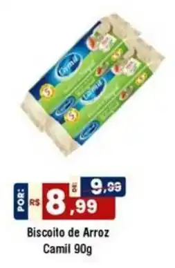 Royal Supermercados Biscoito de Arroz Camil oferta