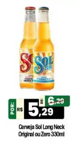 Royal Supermercados Cerveja Sol Long Neck Original ou Zero oferta