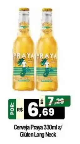 Royal Supermercados Cerveja Praya s/ Glúten Long Neck oferta