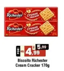 Royal Supermercados Biscoito richester cream cracker oferta