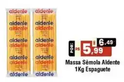 Royal Supermercados Massa Sêmola Aldente 1Kg Espaguete oferta