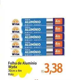 Atacadão Wyda - folha de aluminio oferta