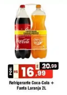 Royal Supermercados Refrigerante coca-cola + fanta laranja oferta