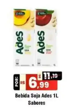 Royal Supermercados Bebida Soja Ades 1L Sabores oferta