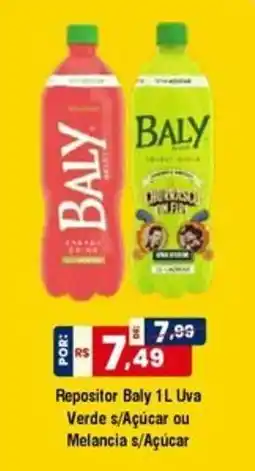 Royal Supermercados Repositor baly 1l uva verde s/ açúcar ou melancia s/ açúcar oferta