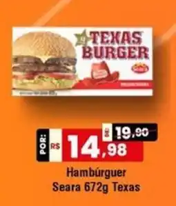 Royal Supermercados Hambúrguer Seara 672g Texas oferta