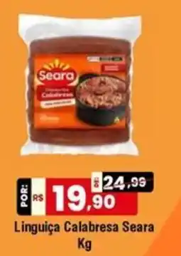 Royal Supermercados Linguiça Calabresa Seara oferta
