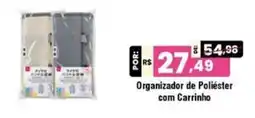 Royal Supermercados Organizador de Poliéster com Carrinho oferta
