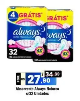 Royal Supermercados Absorvente always noturno oferta