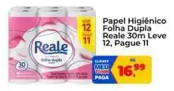 Tonin Superatacado Reale - papel higiênico folha dupla 30m leve 12, pague 11 oferta