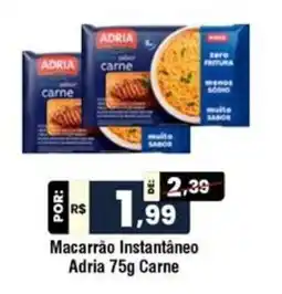 Royal Supermercados Macarrão instantâneo Adria carne oferta