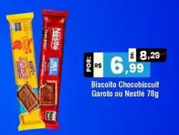 Royal Supermercados Biscoito Chocobiscuit Garoto ou Nestlé oferta