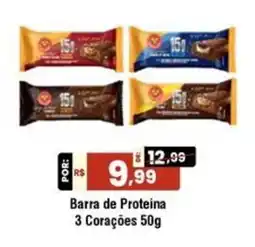 Royal Supermercados Barra de Proteína 3 Corações 50g oferta