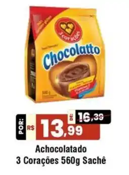 Royal Supermercados Achocolatado 3 Corações oferta