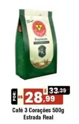 Royal Supermercados Café 3 Corações oferta