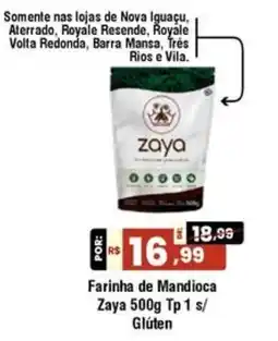 Royal Supermercados Farinha de Mandioca Zaya oferta