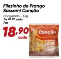 Dia Canção - filezinho de frango sassami oferta
