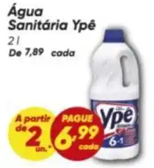 Dia Ypê - água sanitária oferta