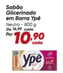 Dia Ypê - sabão glicerinado em barra oferta