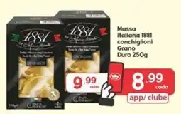 Supermercados Princesa Massa italiana 1881 conchiglioni Grano Duro oferta