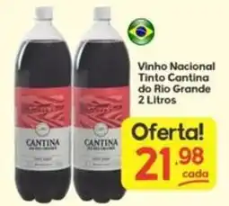 Supermercados Princesa Vinho Nacional Tinto Cantina do Rio Grande oferta