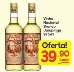 Supermercados Princesa Vinho Nacional Branco Jurupinga oferta