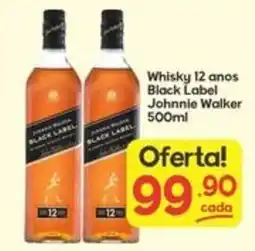Supermercados Princesa Whisky 12 anos black label johnnie walker oferta