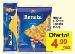 Supermercados Princesa Massa c/ Ovos Renata oferta
