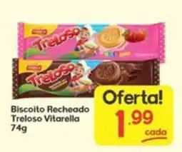 Supermercados Princesa Biscoito Recheado Trelosa Vitarella oferta