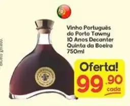 Supermercados Princesa Vinho Português do Porto Tawny 10 Anos Decantar Quinta da Boeira oferta