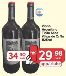 Supermercados Princesa Vinho Argentino Tinto Seco Viñas de Orfila oferta
