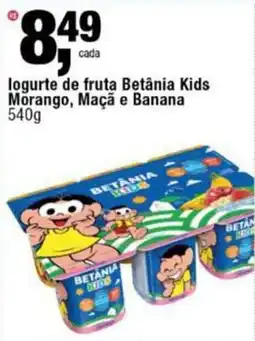 Frangolândia Iogurte de fruta betania kids oferta