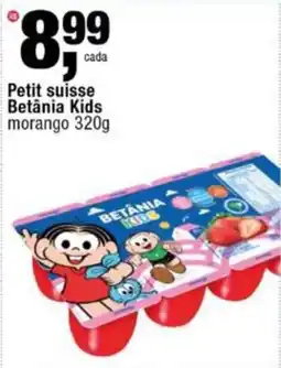 Frangolândia Petit suisse Betânia kids morango oferta