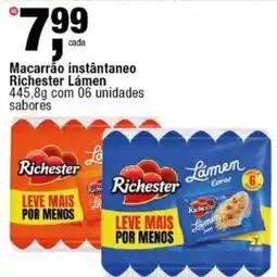 Frangolândia Macarrão instantâneo Richester Lámen oferta