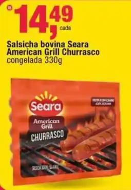 Frangolândia Salsicha bovina seara american grill churrasco oferta