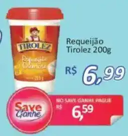 Supermercados Savegnago Requeijão Tirolez oferta