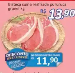 Supermercados Savegnago Bisteca suína resfriada pururica granel kg oferta