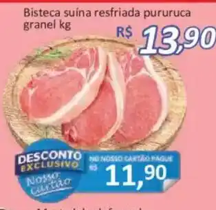 Bisteca suína resfriada pururica granel kg