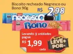 Supermercados Savegnago Biscoito recheado Negresco ou Bono oferta