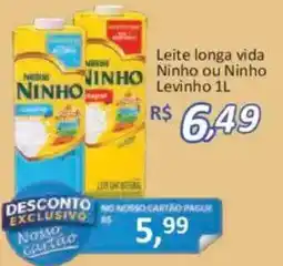 Supermercados Savegnago Leite longa vida Ninho ou Ninho Levinho oferta