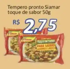 Supermercados Savegnago Tempero pronto Siamar toque de sabor oferta