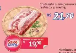 Supermercados Savegnago Costelinha suína pururucu resfriada granel kg oferta