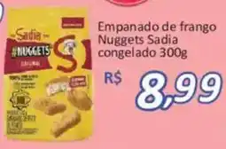 Supermercados Savegnago Empanado de frango nuggets sadia oferta