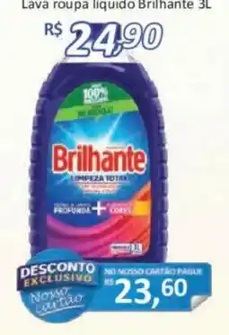 Supermercados Savegnago Lava roupa liquido Brilhante oferta