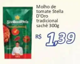 Supermercados Savegnago Molho de tomate stella d'oro tradicional sachê oferta