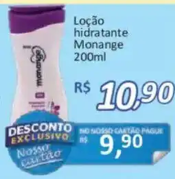 Supermercados Savegnago Locião hidratante monange oferta