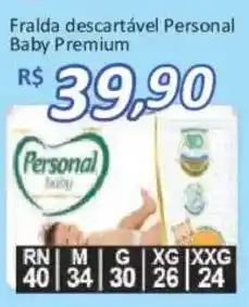 Supermercados Savegnago Fralda descartável Personal Baby Premium oferta