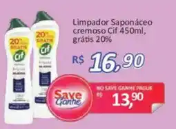 Supermercados Savegnago Limpador Saponáceo cremoso Cif oferta