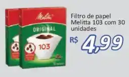 Supermercados Savegnago Filtro de papel melitta 103 oferta