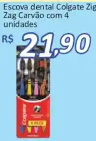 Supermercados Savegnago Escova dental Colgate Zig Zag Carvão oferta